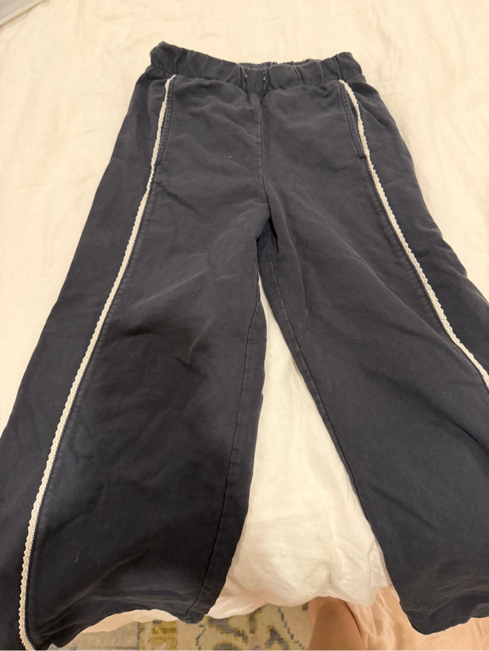 Tea Black Track Pants Waist 8